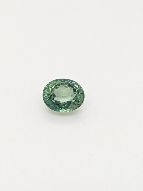 2.47ct Teal Sapphire Oval