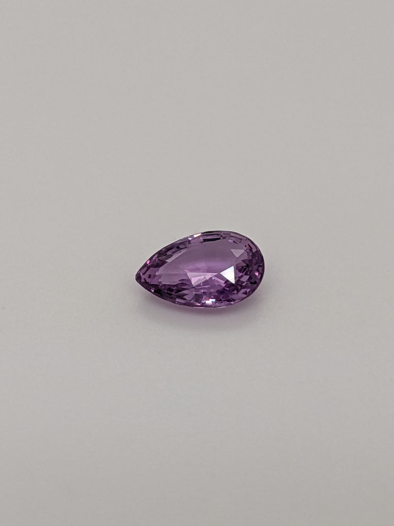 1.55ct Purple Sapphire Pear Shape