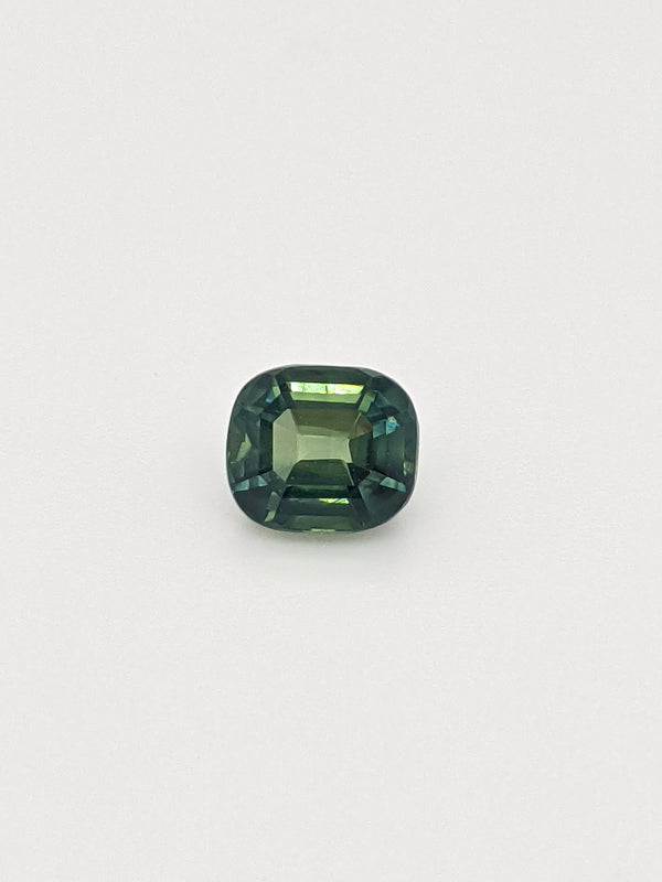 1.95ct Teal Sapphire Cushion Cut