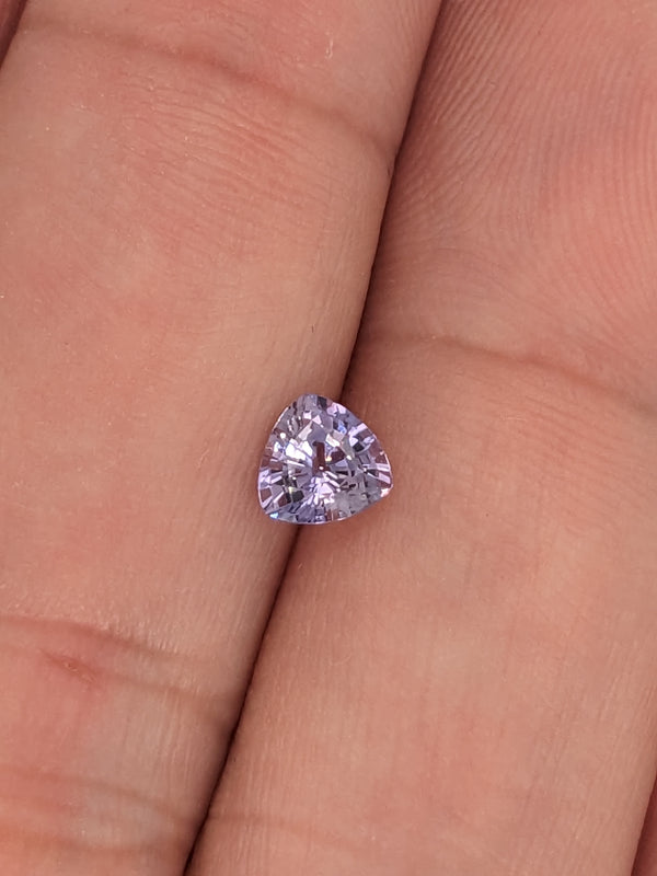 0.58ct Purple Sapphire Trillion