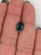 2.51ct Grey Sapphire Pear Shape