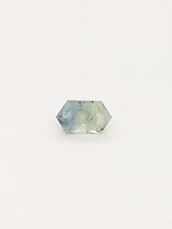 1.84ct Parti Sapphire Elongated Hexagon