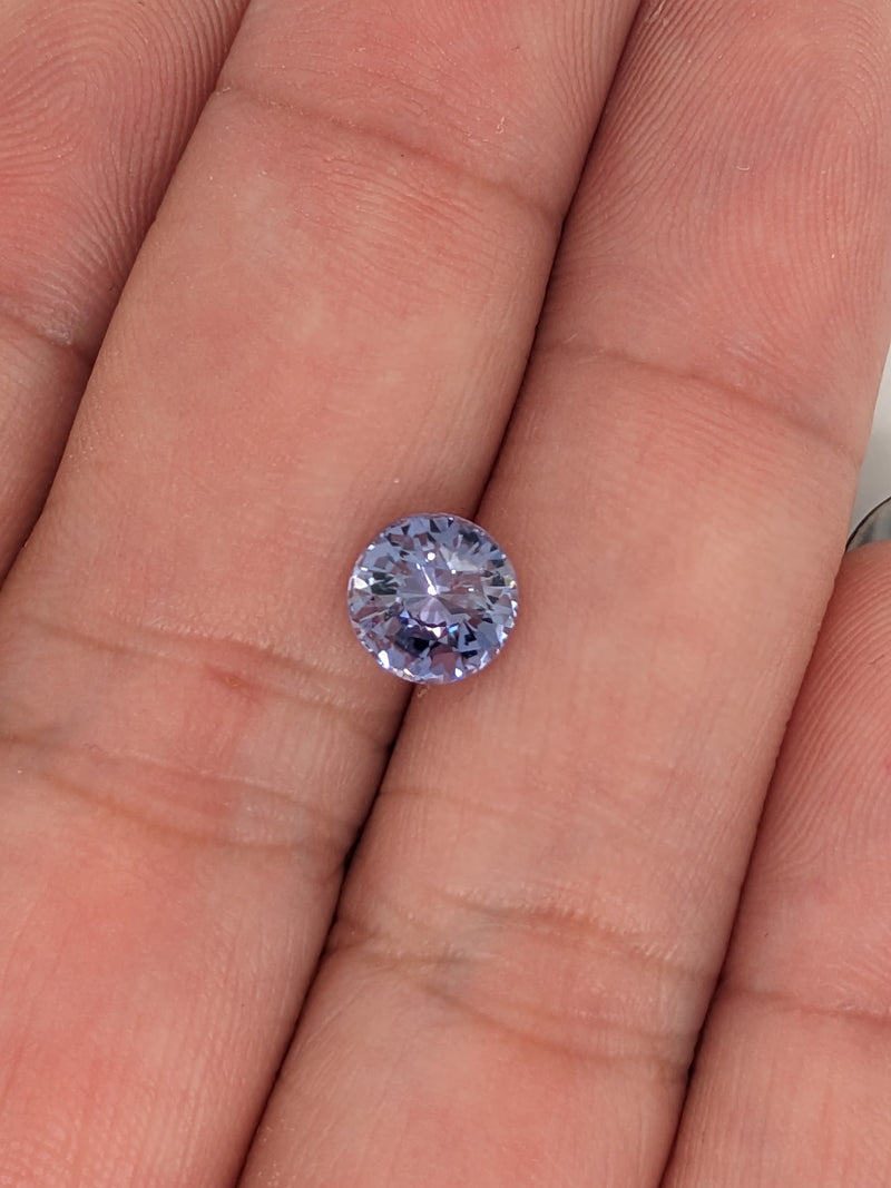 1.65ct Purple Sapphire Round