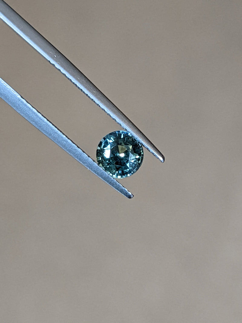 1.19ct Teal Sapphire Round