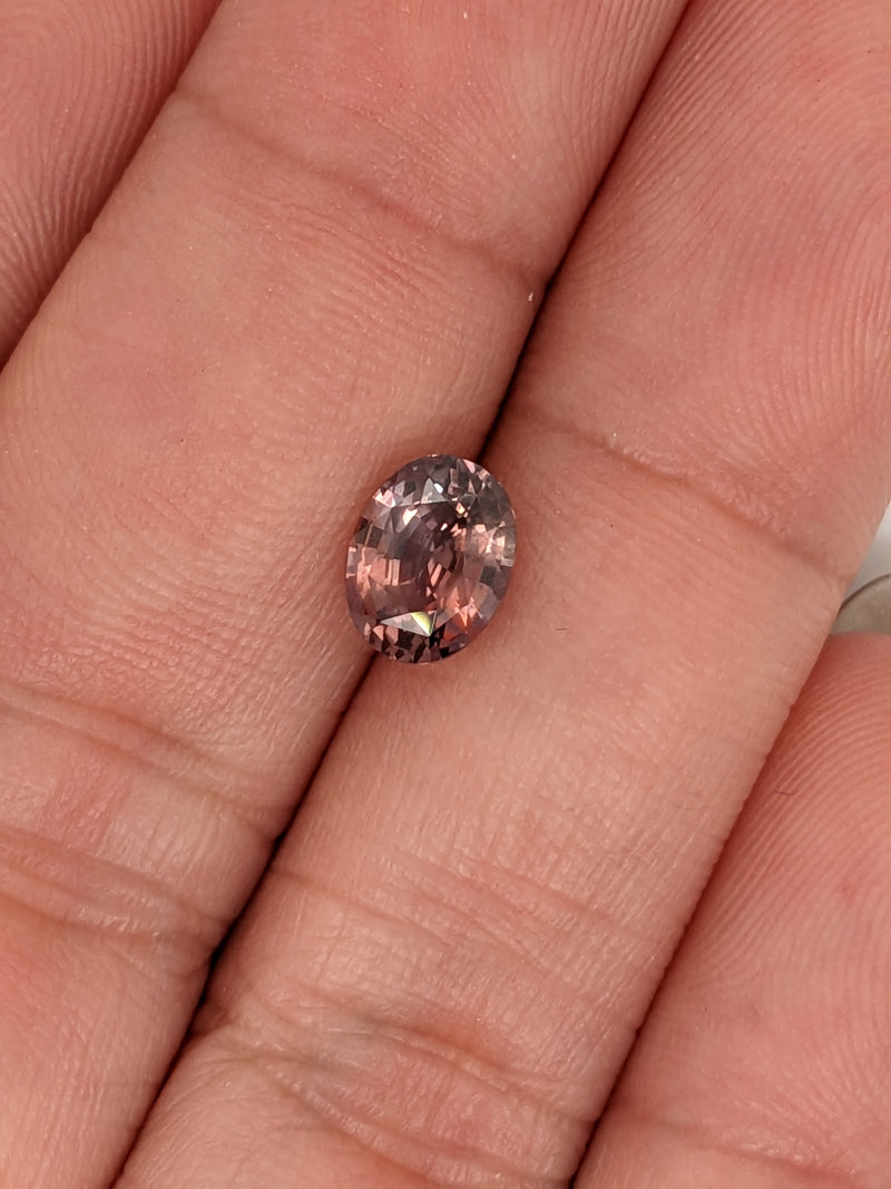 1.58ct Terracotta Sapphire Oval