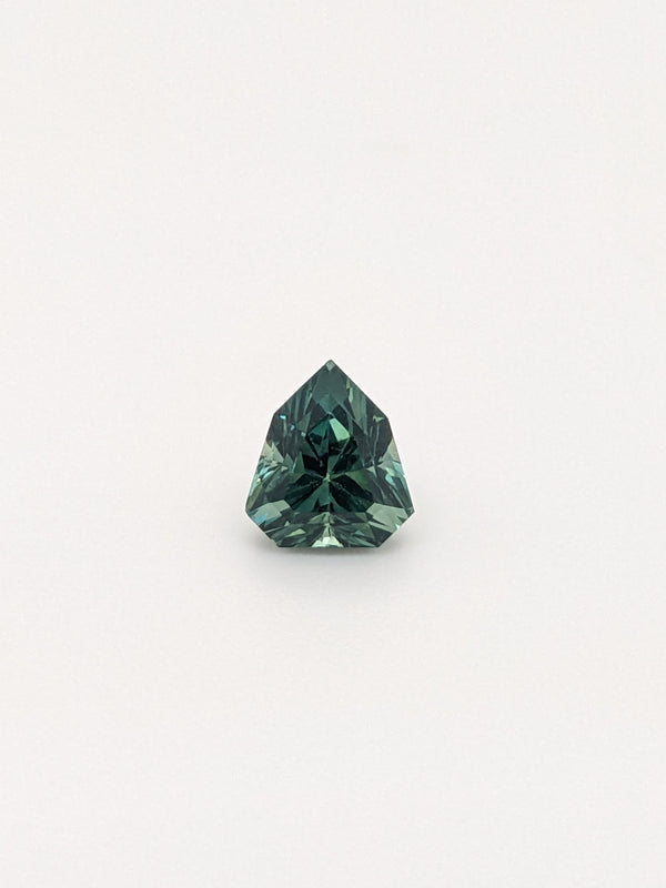 1.38ct Teal Sapphire Shield Cut