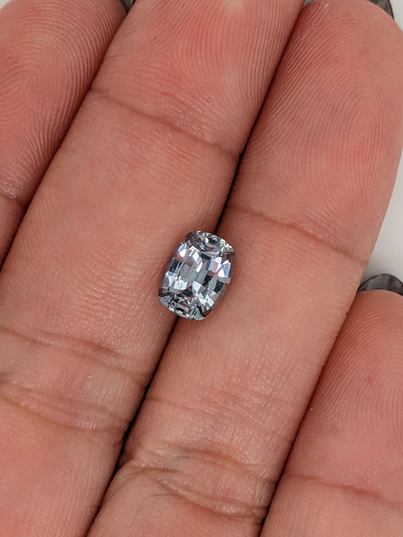 1.70ct Grey Sapphire Cushion Cut