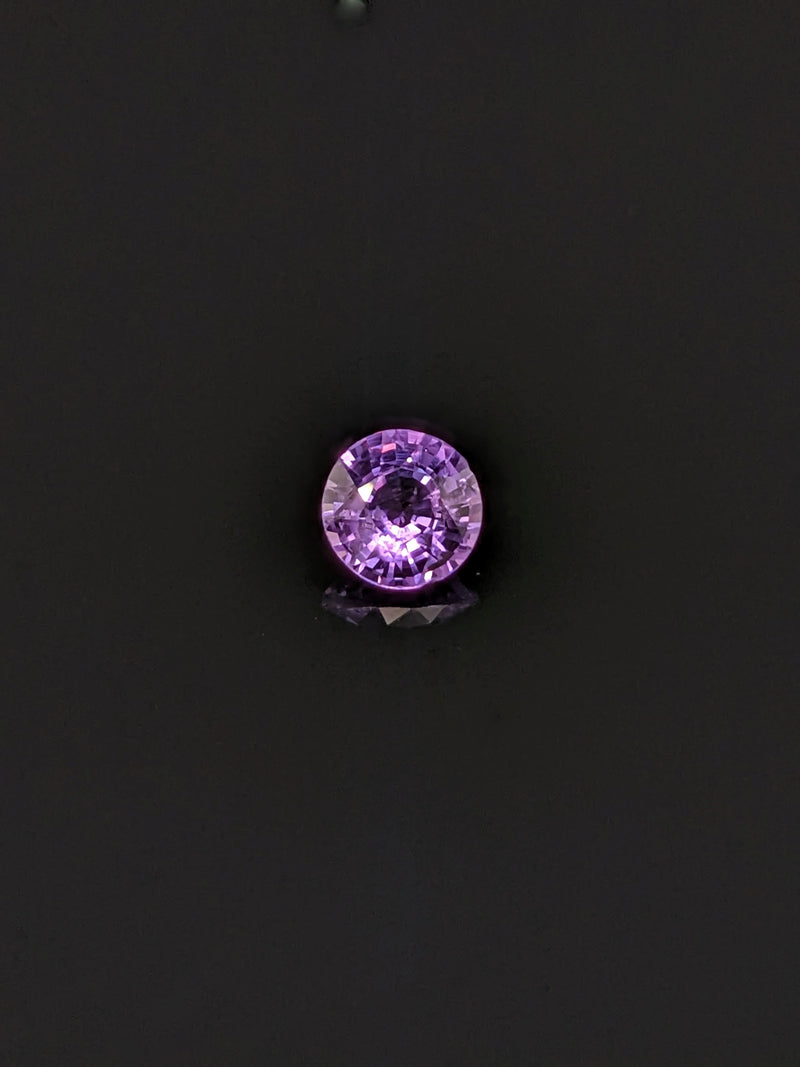 0.66ct Purple Sapphire Round