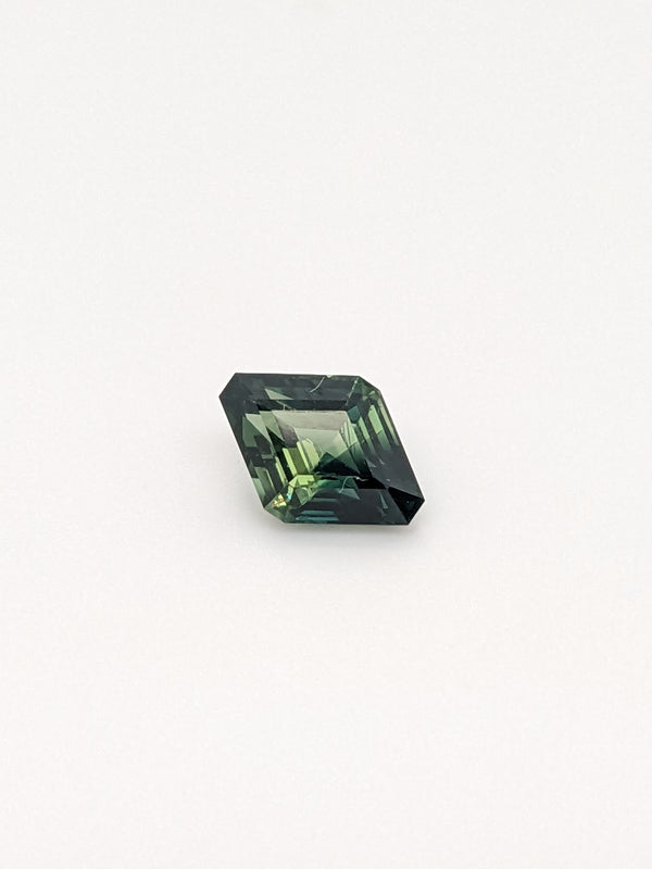 1.62ct Teal Sapphire Kite Shape