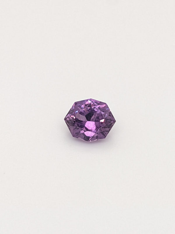 1.55ct Purple Sapphire Geometric Cut