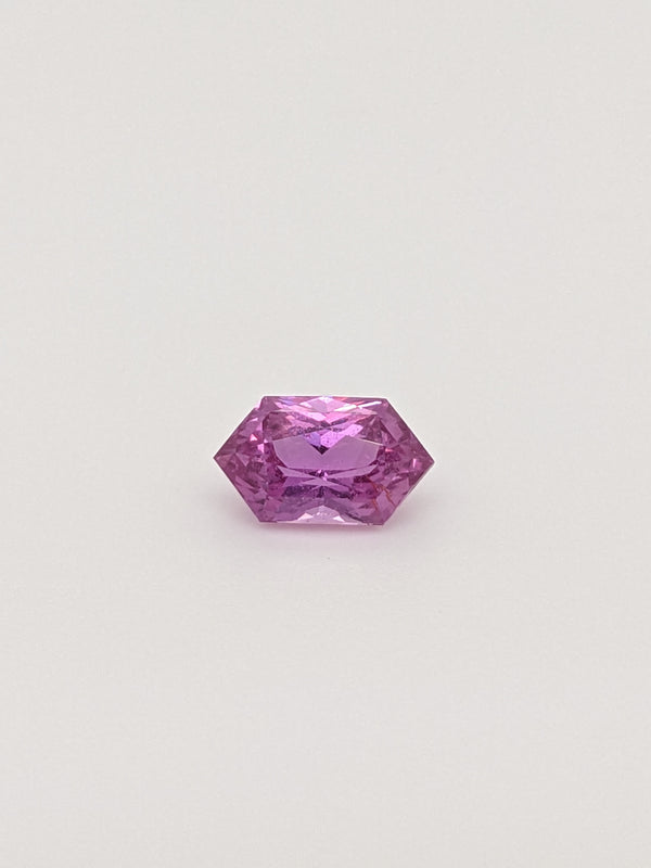 1.05ct Pink Sapphire Elongated Hexagon