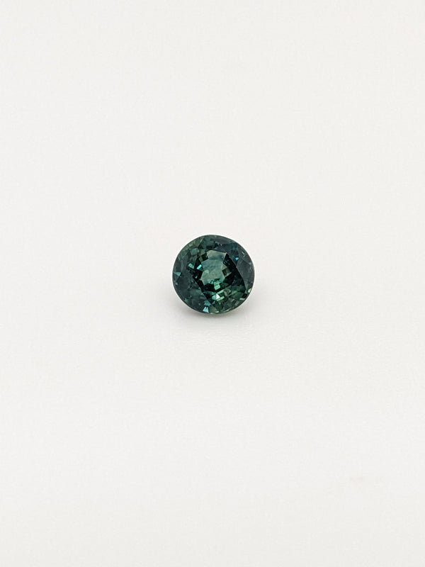 0.64ct Teal Sapphire Round