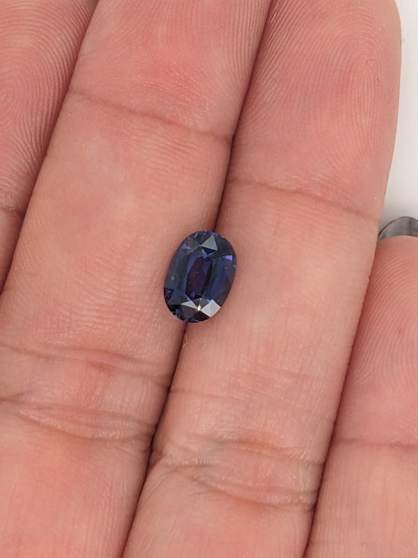 1.53ct Purple Sapphire Oval