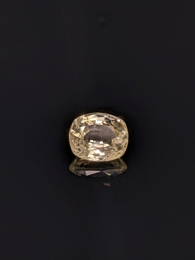 1.83ct Yellow Sapphire Cushion Cut