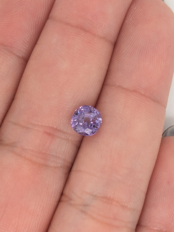 1.42ct Purple Sapphire Cushion Cut