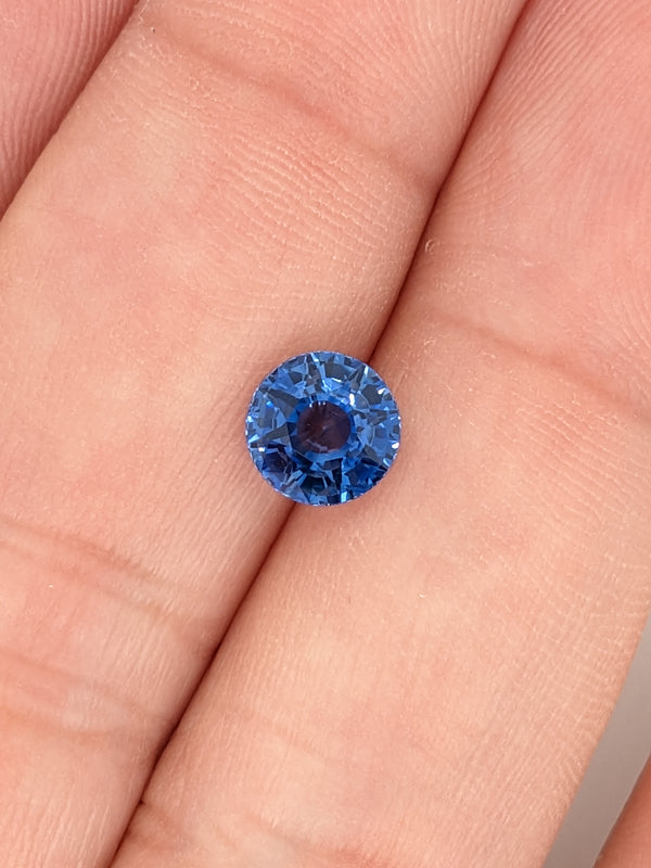 1.66ct Blue Sapphire Round