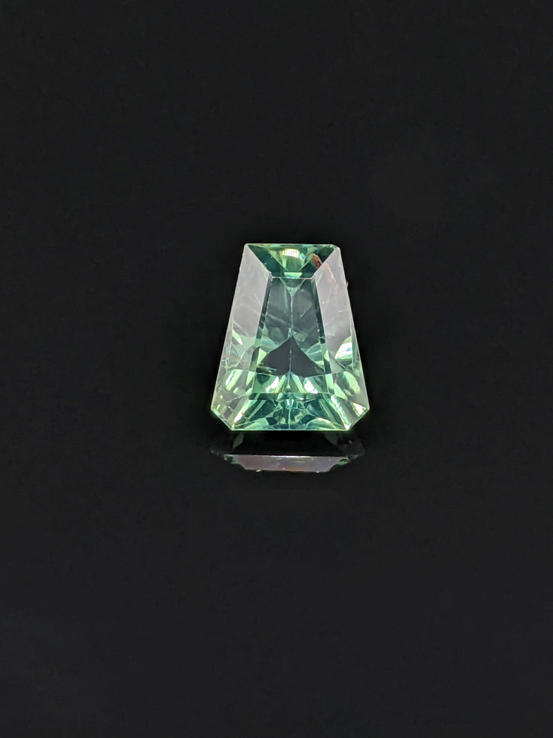 1.81ct Teal Sapphire Geometric Cut