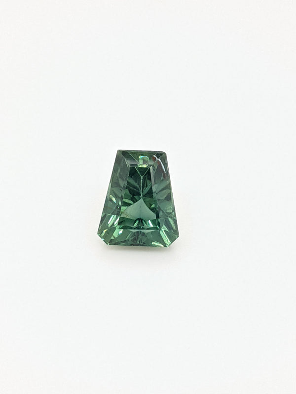 1.81ct Teal Sapphire Geometric Cut