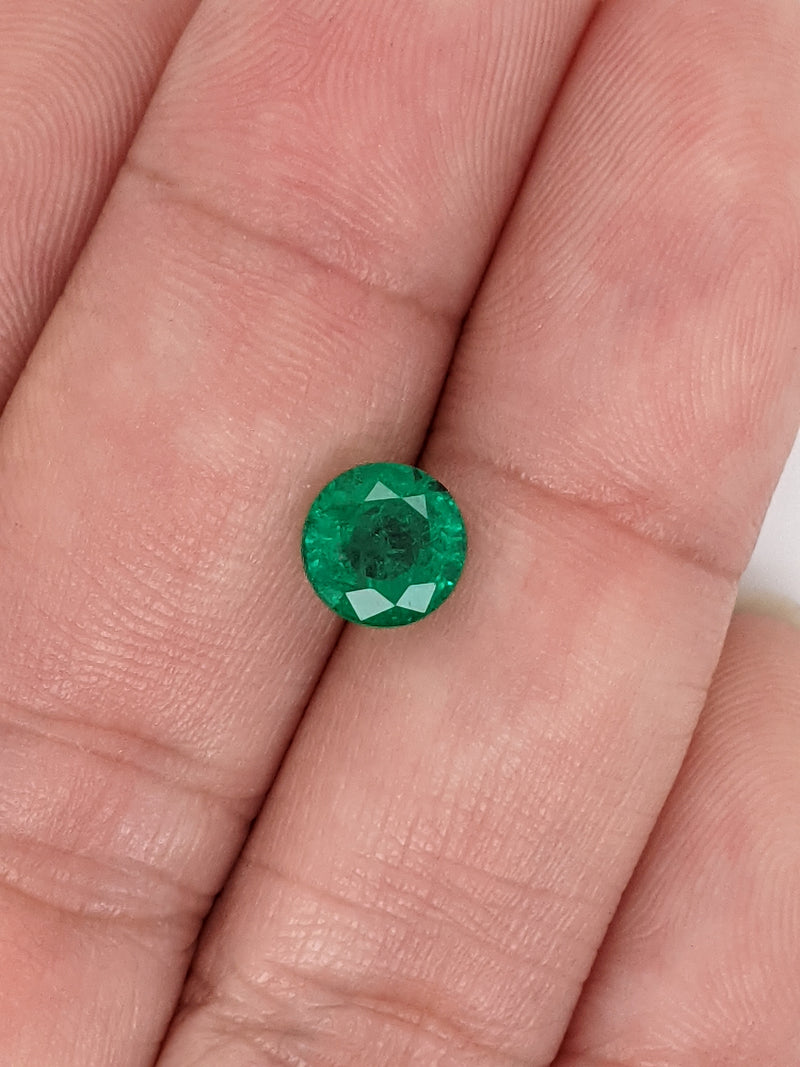 1.23ct Emerald Round