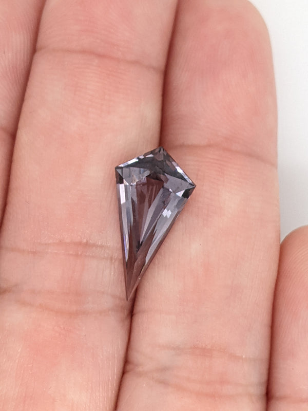 4.08ct Grey Spinel Kite Shape