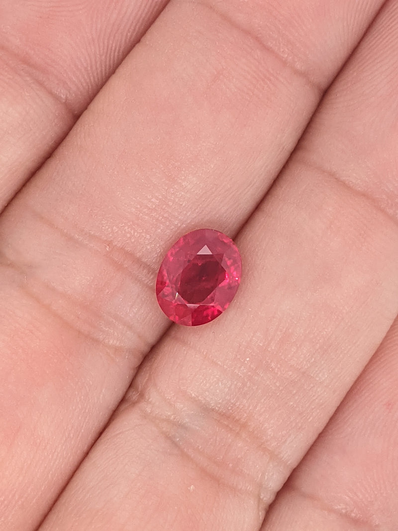 2.02ct Ruby Oval