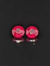 1.74ctw Ruby Round Pair