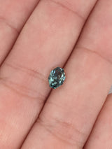 1.09ct Teal Sapphire Geometric Cut